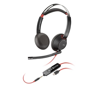Słuchawki biurowe, callcenter Poly Blackwire C5220 USB-A/C bulk